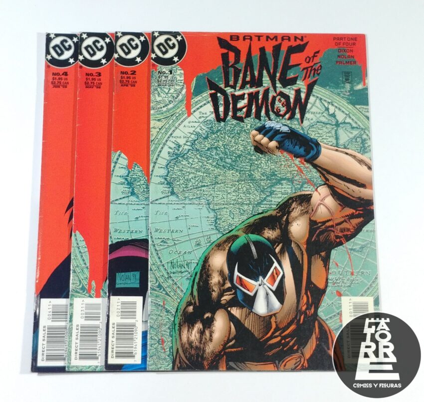 BATMAN: BANE OF THE DEMON – COMPLETO 4 NÚMEROS – DC – INGLÉS