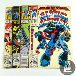 Captain America vol.1 #398 a 400 (“Operation galactic storm” completo) - Marvel - Inglés