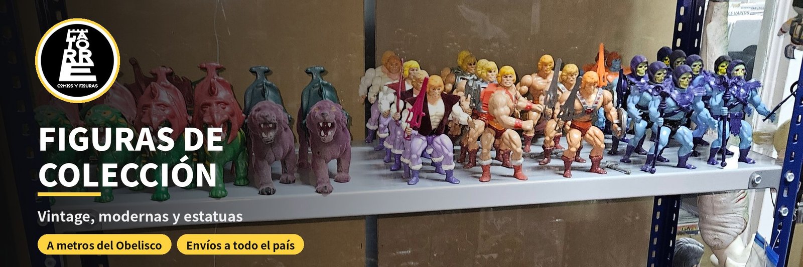 Figuras de colección: vintage, modernas y estatuas. A metros del Obelisco. Envíos a todo el país.