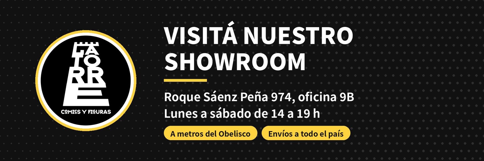 Visitá nuestro showroom: Roque Sáenz Peña 974, oficina 9B. Lunes a sábado de 14 a 19 h.
